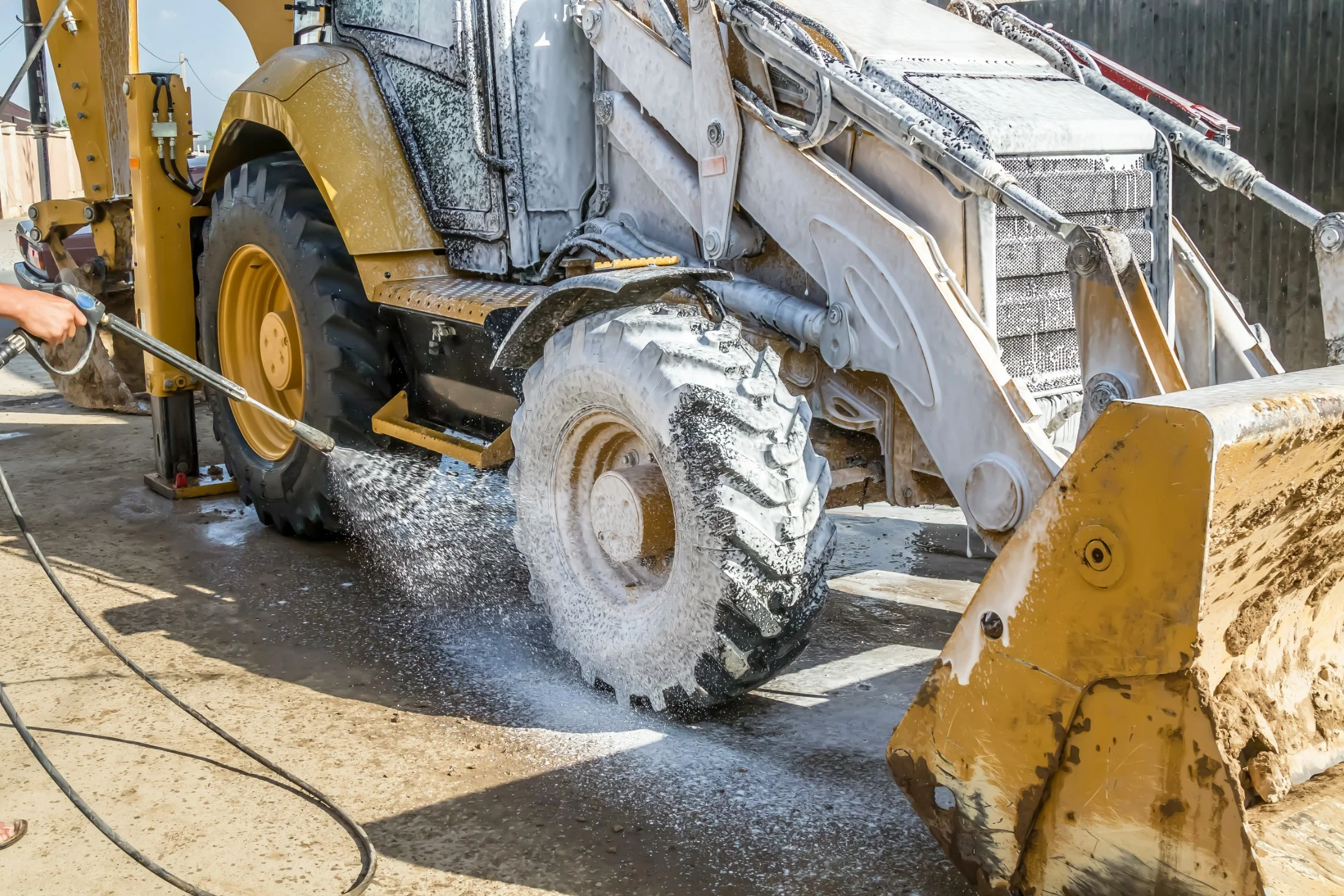 Heavy Machinery Cleaning Albany, NY Empire Soft Wash